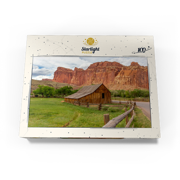 Rustic Barn in Capitol Reef National Park 100 Jigsaw Puzzle box view3
