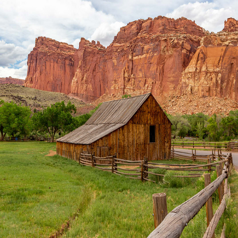 Rustic Barn in Capitol Reef National Park 100 Jigsaw Puzzle 3D Modell
