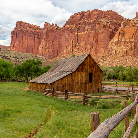 Rustic Barn in Capitol Reef National Park 500 Jigsaw Puzzle 3D Modell