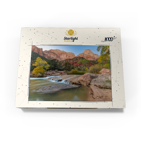 Virgin River Cascade in Zion National Park 1000 Jigsaw Puzzle box view3