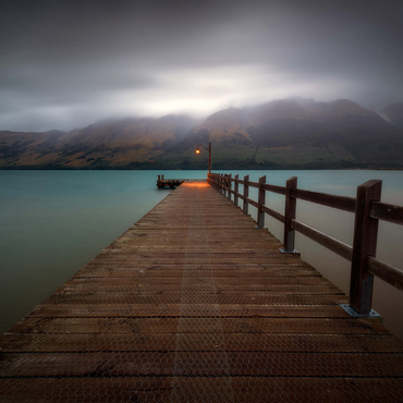 Glenorchy Wharf - Moody Twilight over Lake Wakatipu 1000 Jigsaw Puzzle 3D Modell