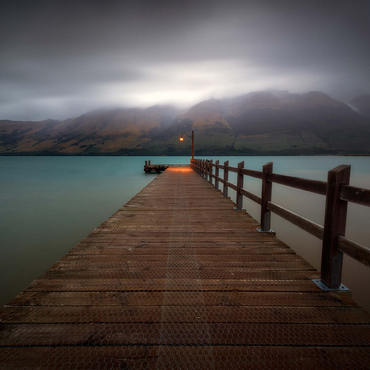 Glenorchy Wharf - Moody Twilight over Lake Wakatipu 500 Jigsaw Puzzle 3D Modell