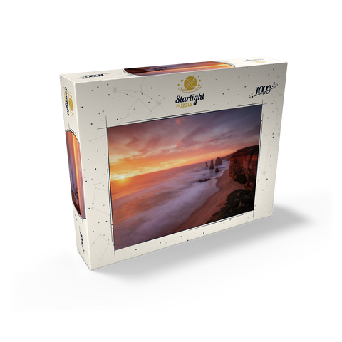 Twelve Apostles - Sunset Glow on Victoria's Coast 1000 Jigsaw Puzzle box view2
