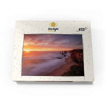 Twelve Apostles - Sunset Glow on Victoria's Coast 1000 Jigsaw Puzzle box view3