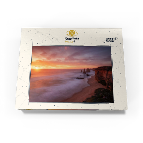 Twelve Apostles - Sunset Glow on Victoria's Coast 1000 Jigsaw Puzzle box view3