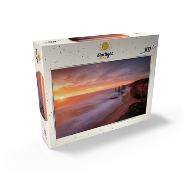 Twelve Apostles - Sunset Glow on Victoria's Coast 100 Jigsaw Puzzle box view2