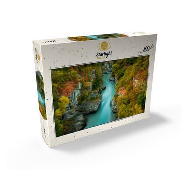Shotover River Gorge - Autumn in Queenstown 100 Jigsaw Puzzle box view2