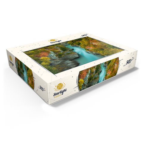 Shotover River Gorge - Autumn in Queenstown 500 Jigsaw Puzzle box view1
