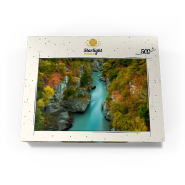 Shotover River Gorge - Autumn in Queenstown 500 Jigsaw Puzzle box view3