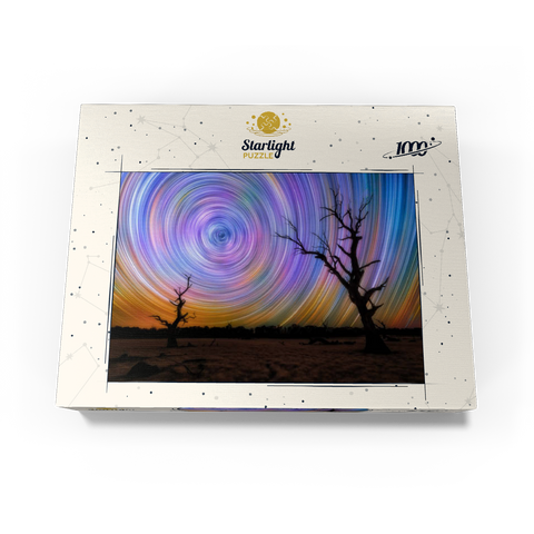 Outback Star Trails - Night Sky over Australian Wilderness 1000 Jigsaw Puzzle box view3