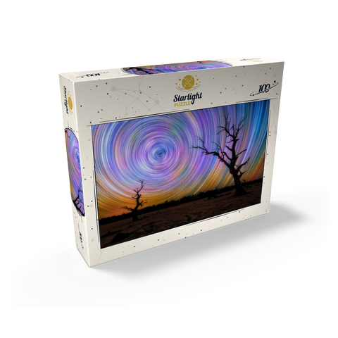 Outback Star Trails - Night Sky over Australian Wilderness 100 Jigsaw Puzzle box view2