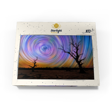 Outback Star Trails - Night Sky over Australian Wilderness 100 Jigsaw Puzzle box view3