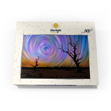 Outback Star Trails - Night Sky over Australian Wilderness 500 Jigsaw Puzzle box view3