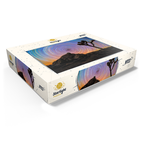 Joshua Tree Under Spiral Star Trails 1000 Jigsaw Puzzle box view1