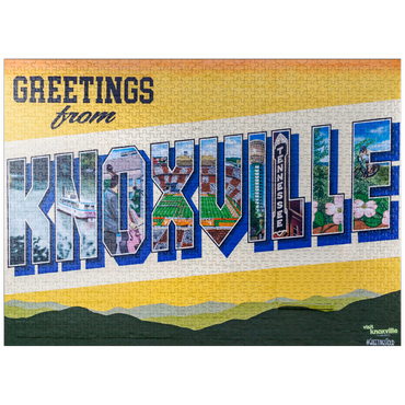 puzzleplate Greetings from Knoxville Tennessee Mural 1000 Jigsaw Puzzle
