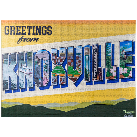 puzzleplate Greetings from Knoxville Tennessee Mural 1000 Jigsaw Puzzle