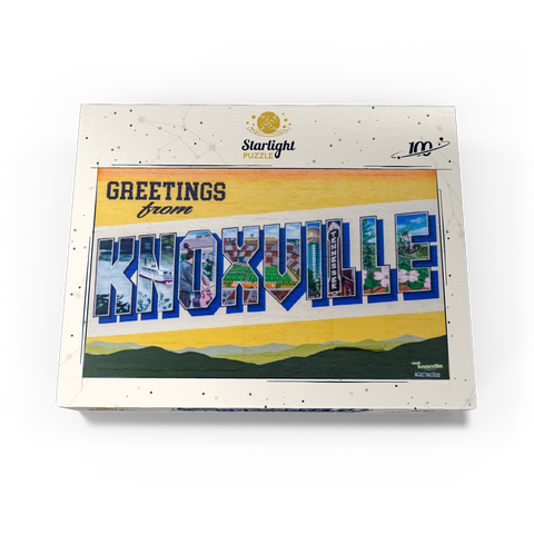 Greetings from Knoxville Tennessee Mural 100 Jigsaw Puzzle box view3