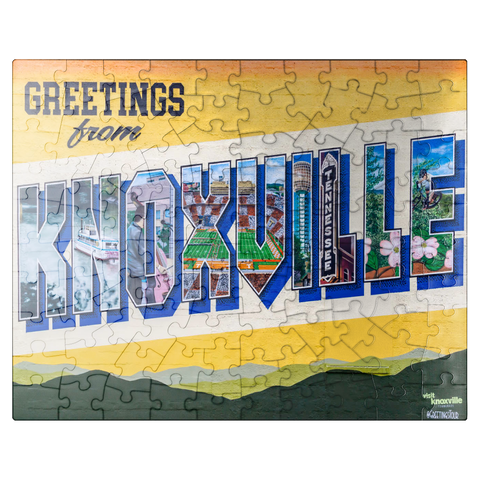 puzzleplate Greetings from Knoxville Tennessee Mural 100 Jigsaw Puzzle