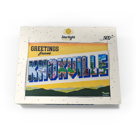 Greetings from Knoxville Tennessee Mural 500 Jigsaw Puzzle box view3