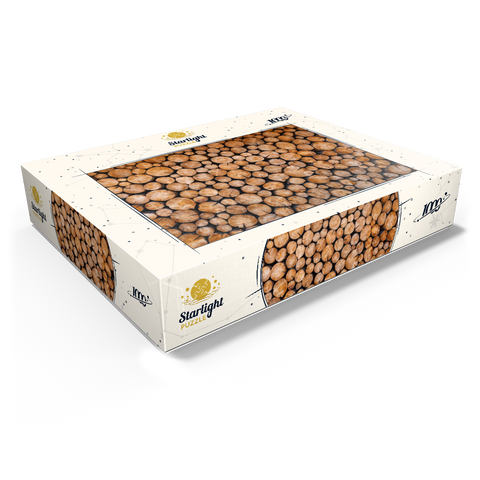 Stacked Firewood Logs with Natural Texture 1000 Jigsaw Puzzle box view1