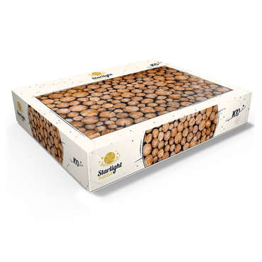 Stacked Firewood Logs with Natural Texture 100 Jigsaw Puzzle box view1
