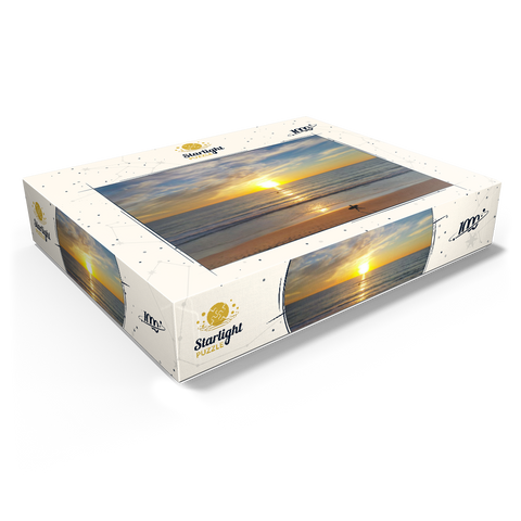 Surfer at Sunset on California Beach 1000 Jigsaw Puzzle box view1