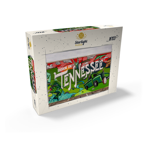 Born in Tennessee Street Art Wall Mural 1000 Jigsaw Puzzle box view2