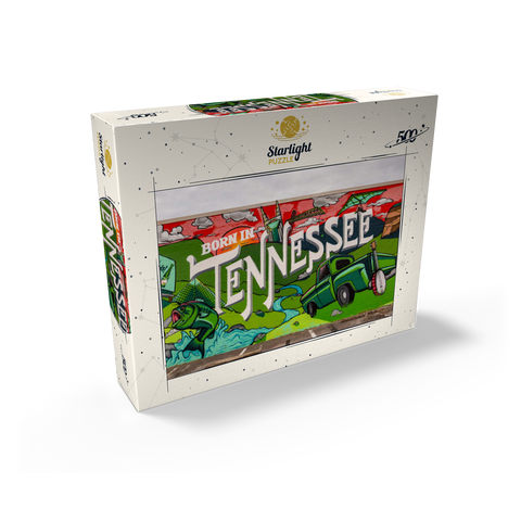 Born in Tennessee Street Art Wall Mural 500 Jigsaw Puzzle box view2