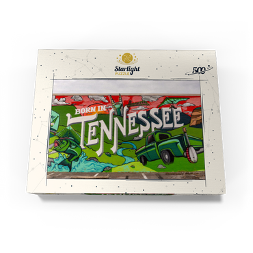 Born in Tennessee Street Art Wall Mural 500 Jigsaw Puzzle box view3