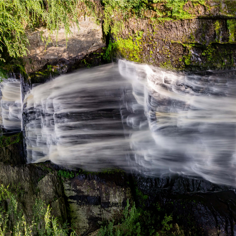 Bushkill Falls Pennsylvania - Cascading Forest Waterfall 1000 Jigsaw Puzzle 3D Modell