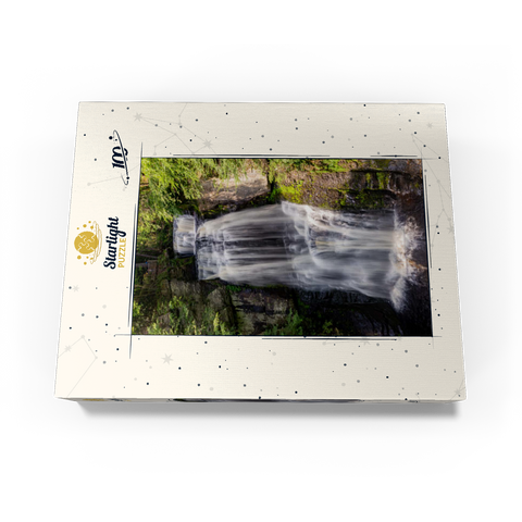 Bushkill Falls Pennsylvania - Cascading Forest Waterfall 100 Jigsaw Puzzle box view3