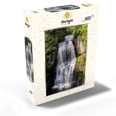 Bushkill Falls Pennsylvania - Cascading Forest Waterfall 500 Jigsaw Puzzle box view2