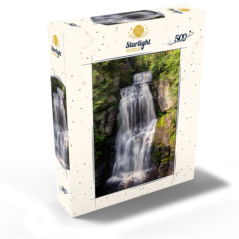 Bushkill Falls Pennsylvania - Cascading Forest Waterfall 500 Jigsaw Puzzle box view2
