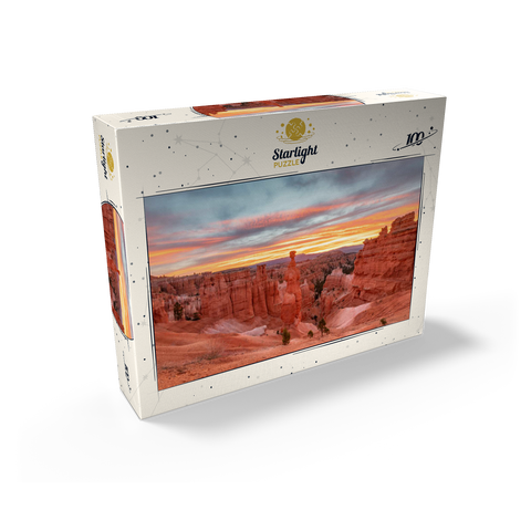 Bryce Canyon National Park - Sunrise at Thor's Hammer 100 Jigsaw Puzzle box view2