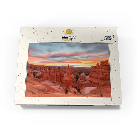 Bryce Canyon National Park - Sunrise at Thor's Hammer 500 Jigsaw Puzzle box view3