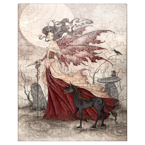puzzleplate The Red Queen Fairy - Amy Brown 100 Jigsaw Puzzle