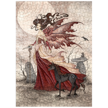 puzzleplate The Red Queen Fairy - Amy Brown 500 Jigsaw Puzzle