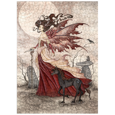 puzzleplate The Red Queen Fairy - Amy Brown 500 Jigsaw Puzzle