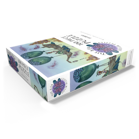 Dreaming On Aquamarine Tides Mermaid - Amy Brown 100 Jigsaw Puzzle box view1