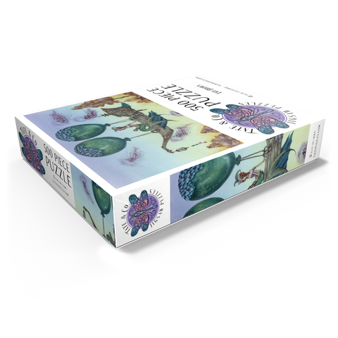 Dreaming On Aquamarine Tides Mermaid - Amy Brown 500 Jigsaw Puzzle box view1