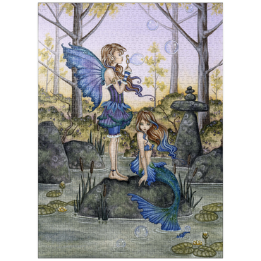 puzzleplate Cousins Fairy & Mermaid - Amy Brown 1000 Jigsaw Puzzle