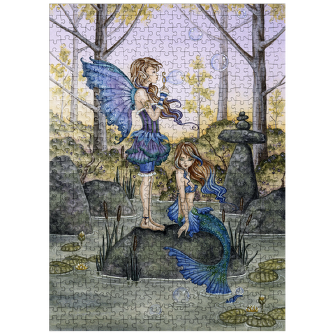 puzzleplate Cousins Fairy & Mermaid - Amy Brown 500 Jigsaw Puzzle