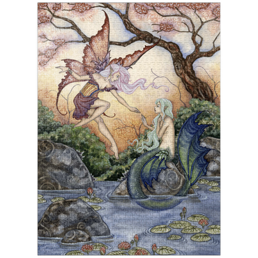 puzzleplate The Introduction Fairy & Mermaid - - Amy Brown 1000 Jigsaw Puzzle