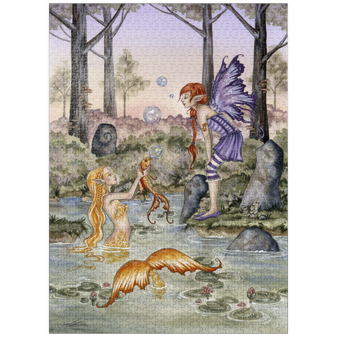 puzzleplate The Wishing Fish Mermaid - Amy Brown 1000 Jigsaw Puzzle