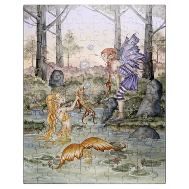 puzzleplate The Wishing Fish Mermaid - Amy Brown 100 Jigsaw Puzzle
