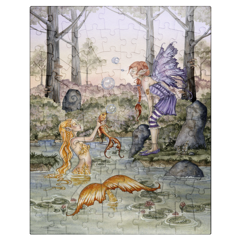 puzzleplate The Wishing Fish Mermaid - Amy Brown 100 Jigsaw Puzzle
