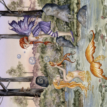 The Wishing Fish Mermaid - Amy Brown 100 Jigsaw Puzzle 3D Modell