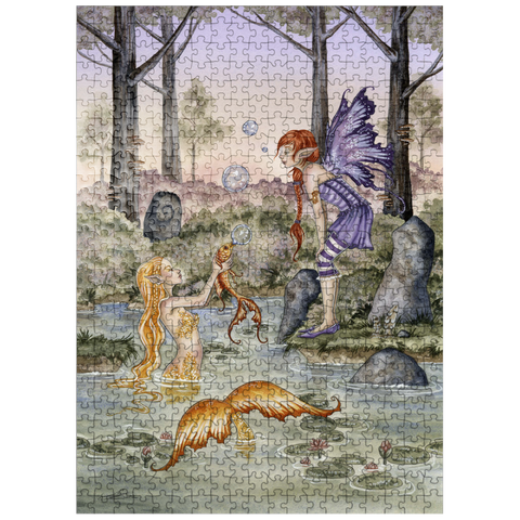 puzzleplate The Wishing Fish Mermaid - Amy Brown 500 Jigsaw Puzzle