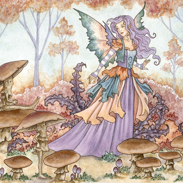 Mushroom Folk Fairy - Amy Brown 1000 Jigsaw Puzzle 3D Modell