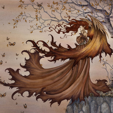 Passage To Autumn Fairy - Amy Brown 1000 Jigsaw Puzzle 3D Modell